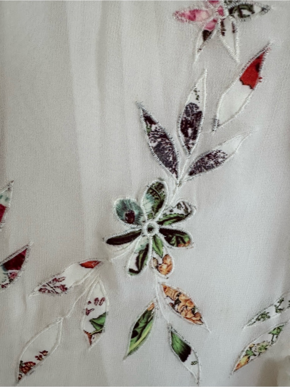 FARM Rio White Embroidered Maxi Dress with Tassel Tie - Picture 7 of 8